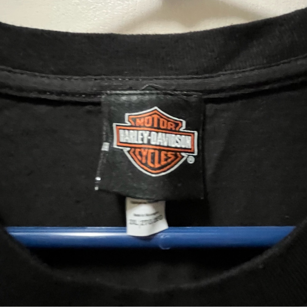 Harley-Davidson Black Short Sleeve Tee Ride Free - Picture 3 of 6